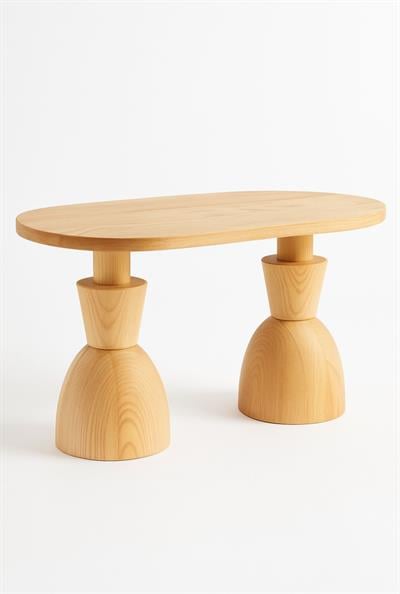 Oval Ahşap Yemek Masası 160x90 cm – Masif Tornalı Ayaklı Modern Tasarım