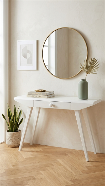 Poli Meşe Dresuar 120 cm – Modern Ahşap Dresuar | Alberohome