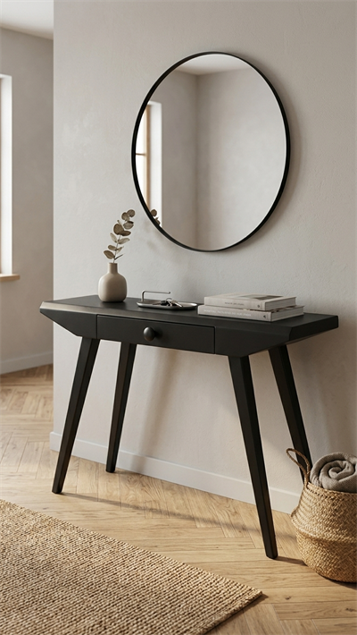 Poli Meşe Dresuar 120 cm – Modern Ahşap Dresuar | Alberohome