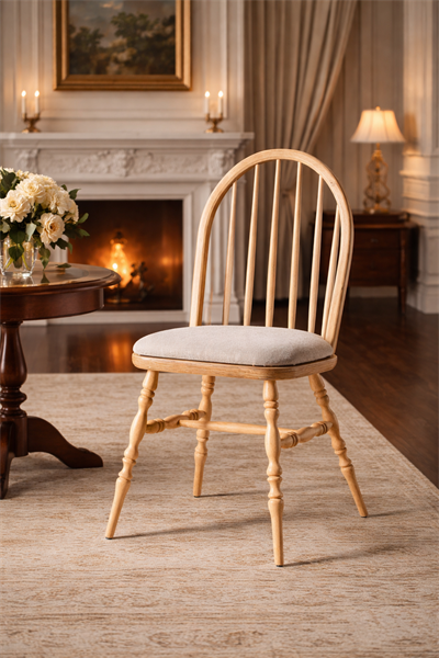 Rodop Natural Ahşap Kayın Sandalye Detaylı İşçilik Modern Şık Tasarım