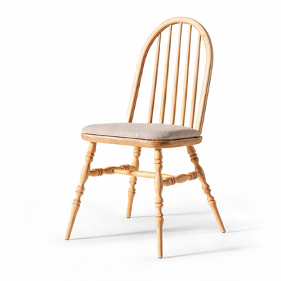 Rodop Natural Ahşap Kayın Sandalye Detaylı İşçilik Modern Şık Tasarım (4 Adet)