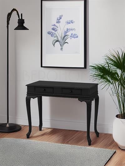 Rosa El Oyması Ahşap Lükens Dresuar 100 Cm – Country Tasarım