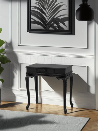 Rosa El Oyması Ahşap Lükens Dresuar 80 Cm – Country Tasarım