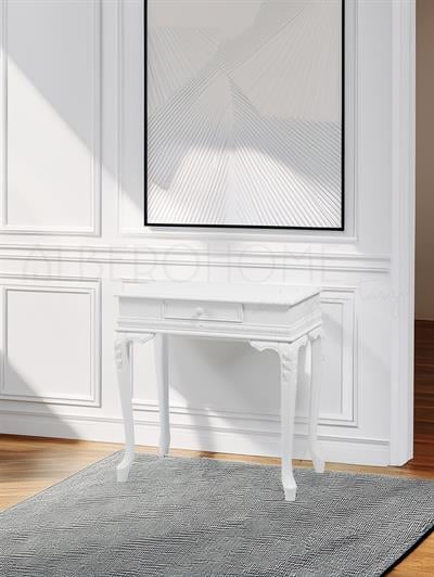 Rosa El Oyması Ahşap Lükens Dresuar 80 Cm – Country Tasarım