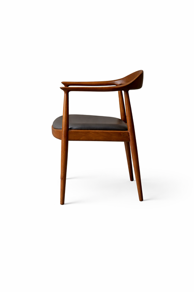 Tulio Doğal Ahşap Döşemeli Ceviz Kolçaklı Sandalye El İşçiliği Bohem İskandinav Tasarım