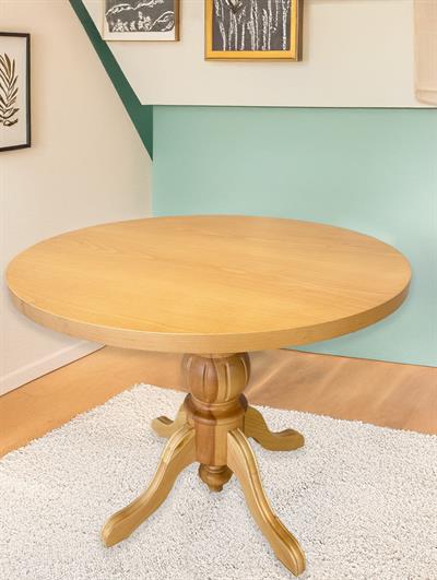 Yade Naturel Yuvarlak Masa Takımı 90x90 Cm - 4 Naturel Sandalyeli İskandinav Şık Tasarım