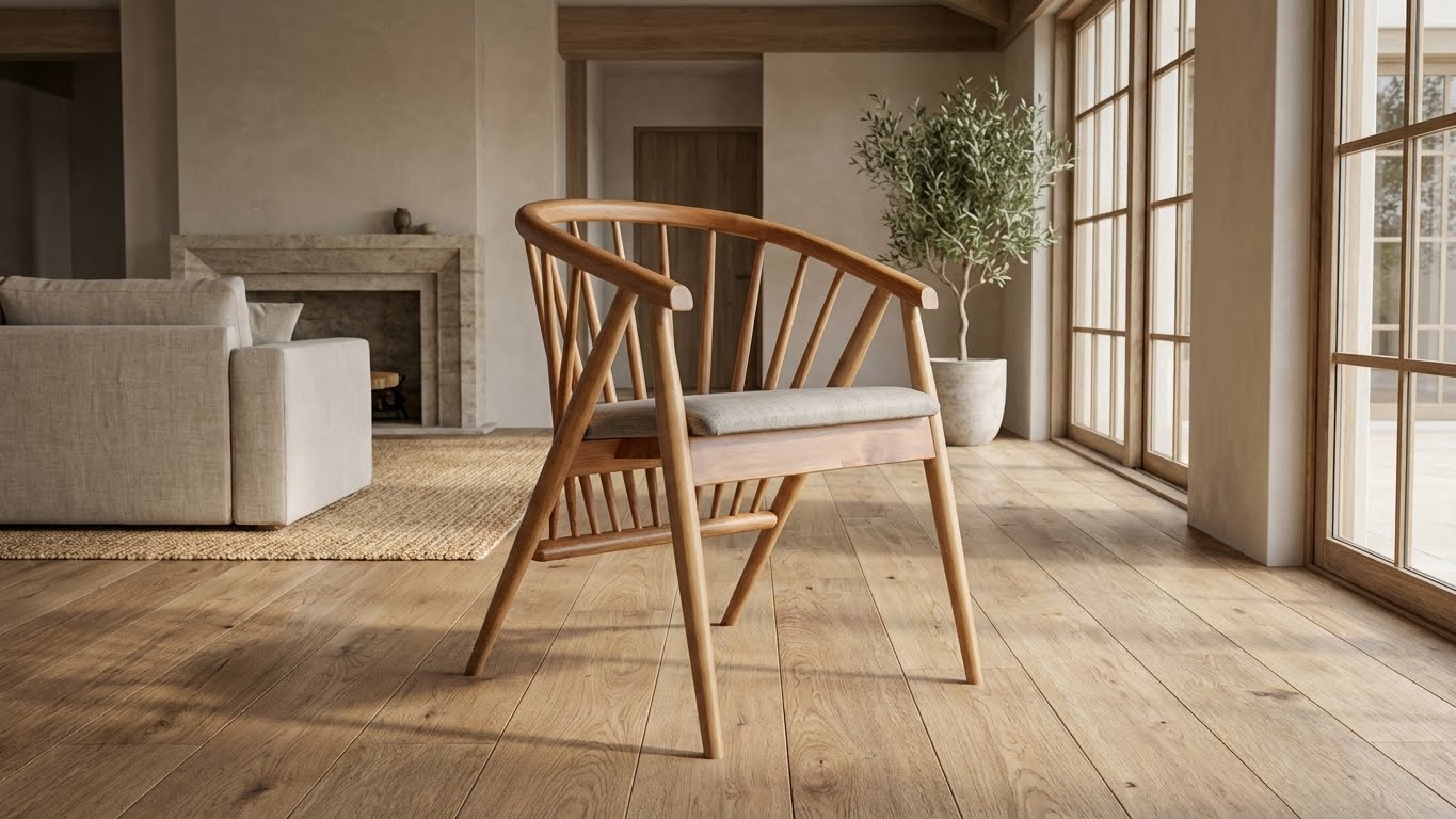 Modern ahşap sandalye