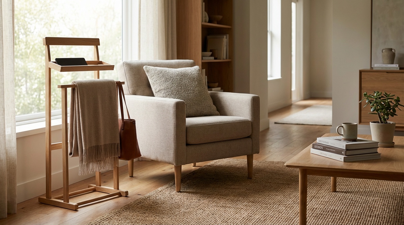 mobilya estetiği,modern komodin,açılır masa