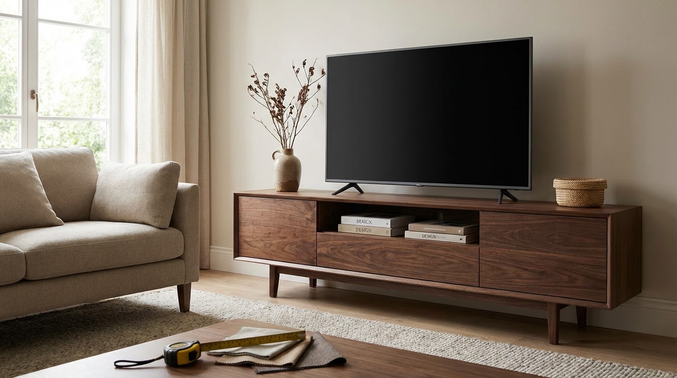 ahşap tasarım,modern mobilya,TV ünitesi