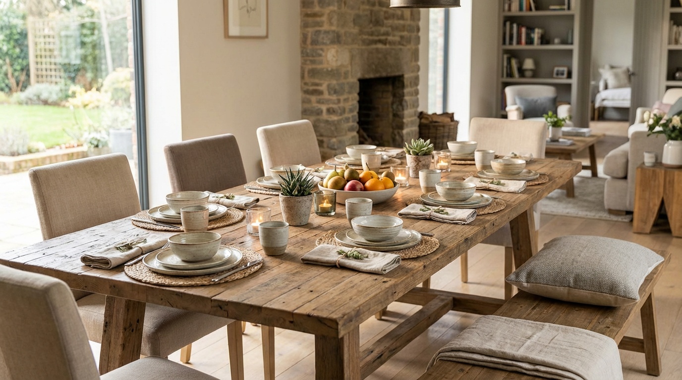 Ahşap Masa,Ev Dekorasyonu,Dekoratif Aksesuarlar