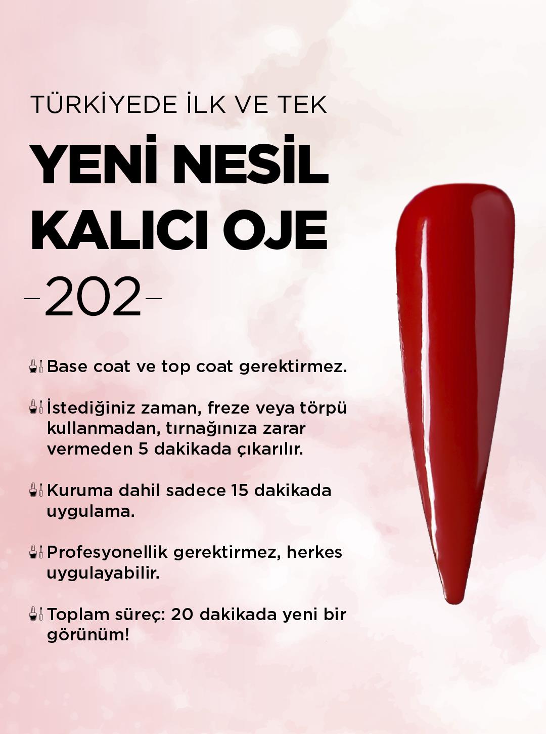All in One Yeni Nesil Kalıcı Oje Uv Gel Polish 202