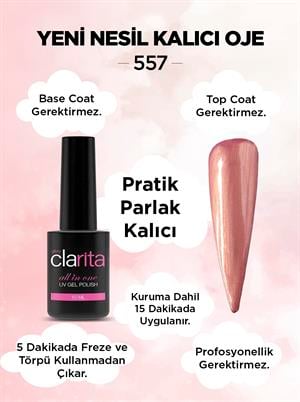 All in One Yeni Nesil Kalıcı Oje Uv Gel Polish 557