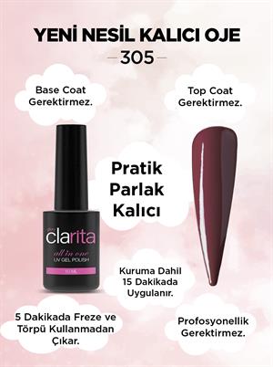 All in One Yeni Nesil Kalıcı Oje Uv Gel Polish 305