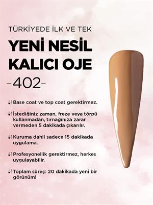 All in One Yeni Nesil Kalıcı Oje Uv Gel Polish 402