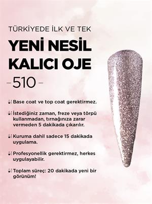 All in One Yeni Nesil Kalıcı Oje Uv Gel Polish 510