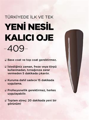 All in One Yeni Nesil Kalıcı Oje Uv Gel Polish 409