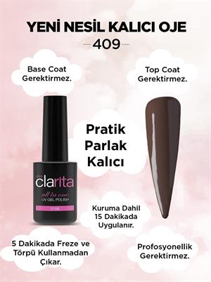 All in One Yeni Nesil Kalıcı Oje Uv Gel Polish 409
