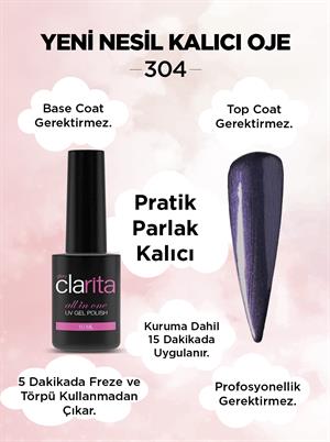 All in One Yeni Nesil Kalıcı Oje Uv Gel Polish 304