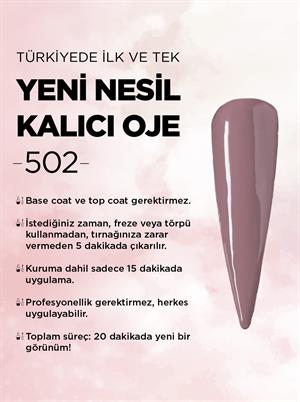 All in One Yeni Nesil Kalıcı Oje Uv Gel Polish 502