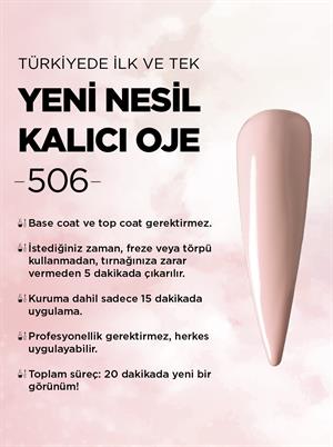 All in One Yeni Nesil Kalıcı Oje Uv Gel Polish 506