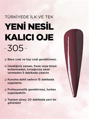 All in One Yeni Nesil Kalıcı Oje Uv Gel Polish 305