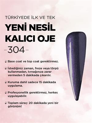 All in One Yeni Nesil Kalıcı Oje Uv Gel Polish 304