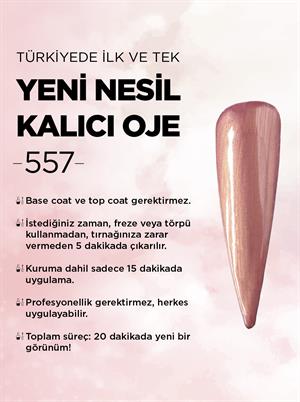 All in One Yeni Nesil Kalıcı Oje Uv Gel Polish 557