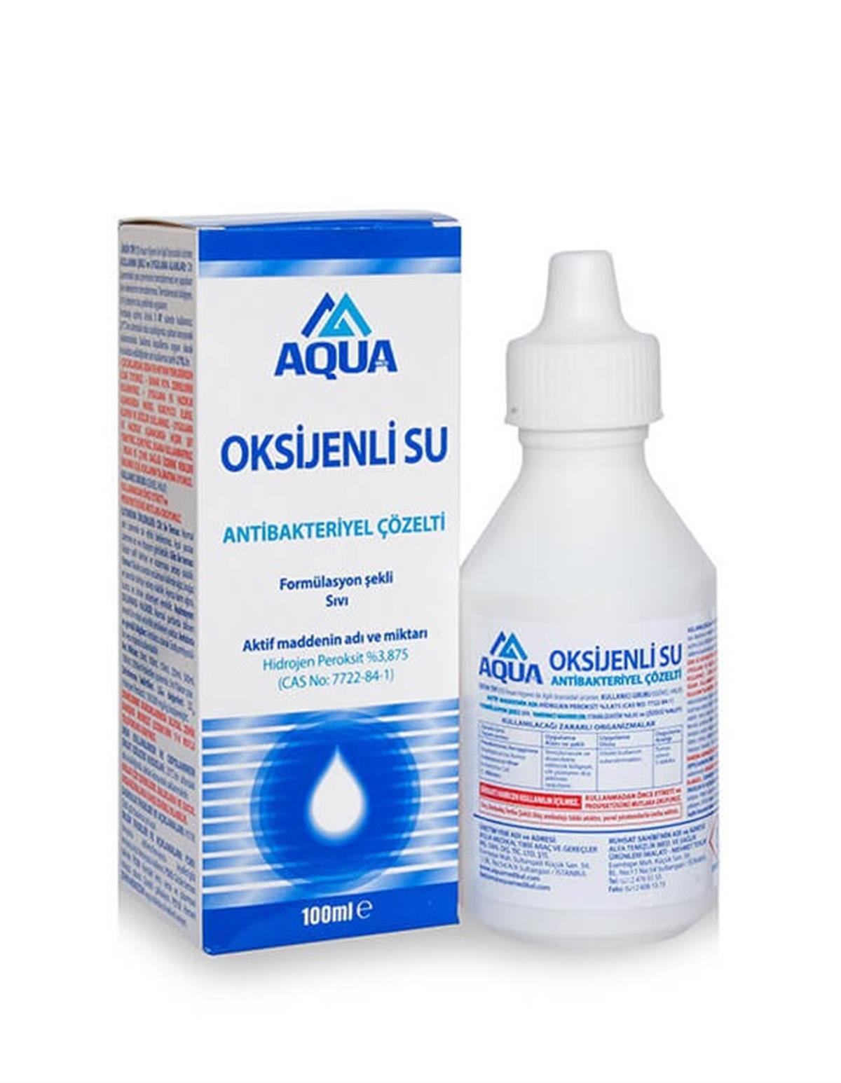 Aqua Oksijenli Su 100Ml