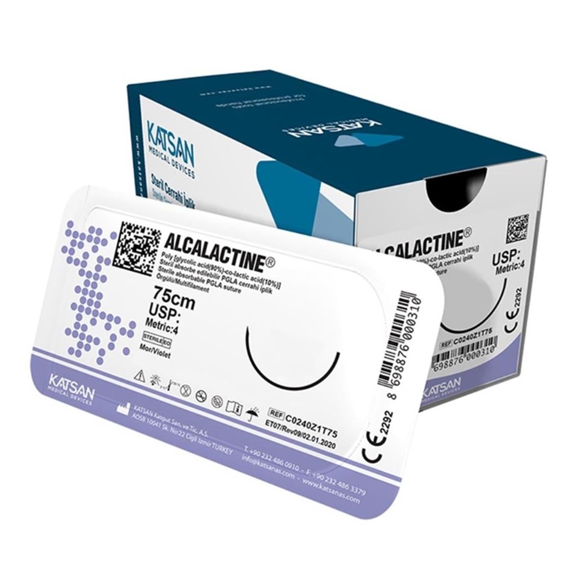 Alcalactine 4/0 20 1/2 75Cm Yuvarlak 12'li