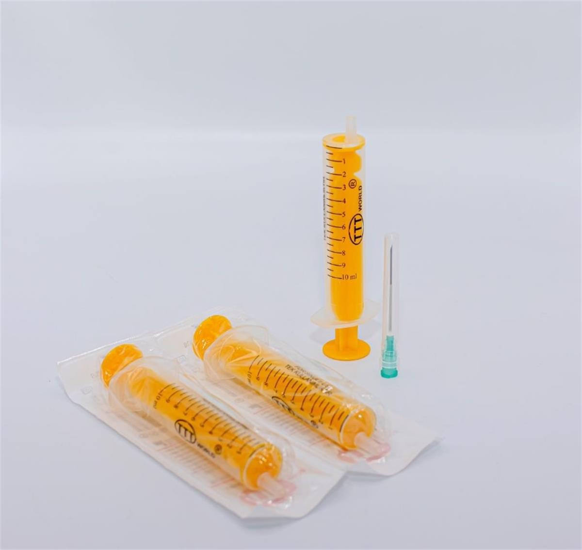 Tek Kullanımlık Steril 10 ml 3P - 18G -1.2x38mm - İğneli Şırınga 150'Li