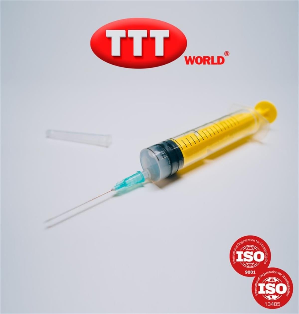Tek Kullanımlık Steril 20 ml 3P - 18G -1.2x38mm - İğneli Şırınga 150'Li