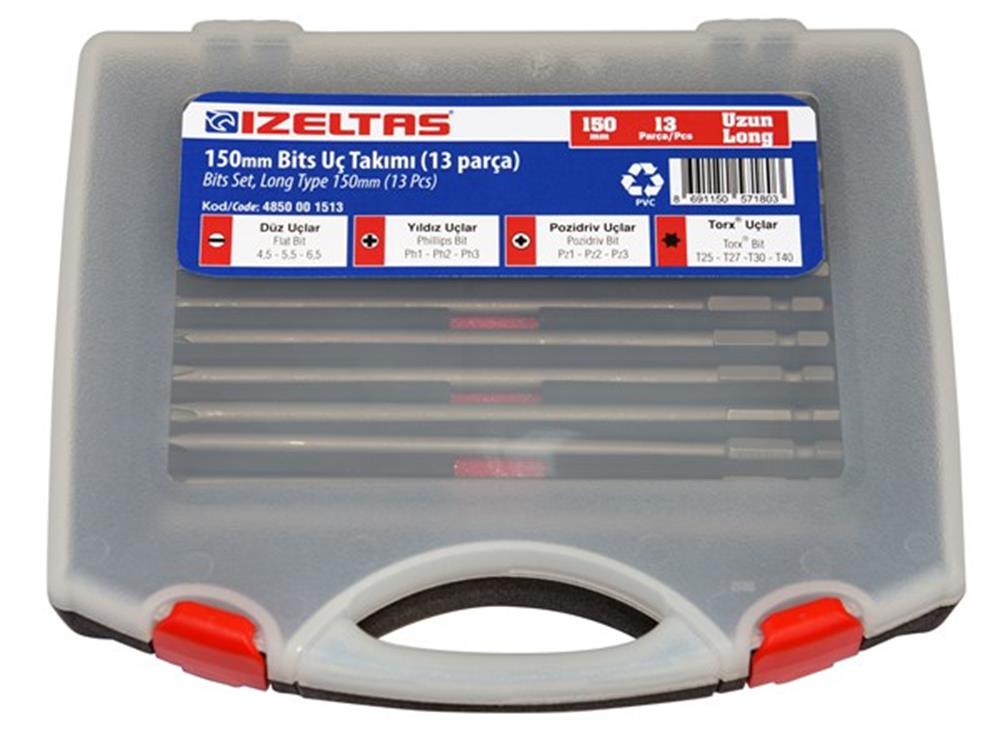İZELTAŞ 150mm UZUN BİTS UÇ TAKIMI