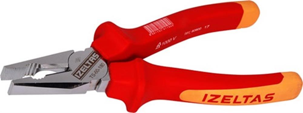 İZELTAŞ 200mm 1000V İZOLELİ ELEKTRİKÇİ KOMBİNE PENSE