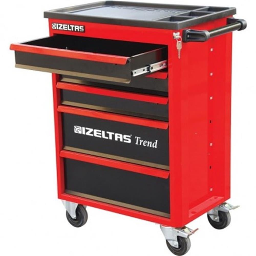 İZELTAŞ TREND 5 ÇEKMECELİ 93 PARÇALI DOLU TAKIM DOLABI