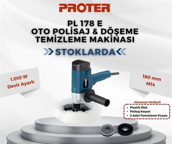 PROTER PL 178 E OTO POLİSAJ&DÖŞEME TEMİZLEME MAKİNASI