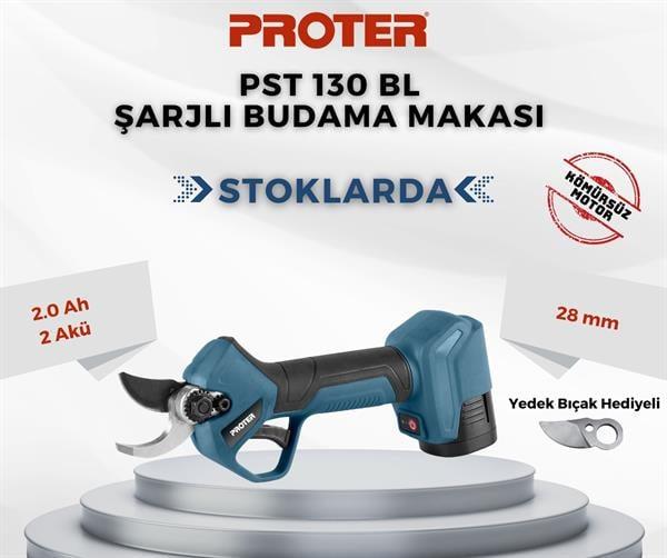 PROTER PST 130 BL ŞARJLI BUDAMA MAKASI