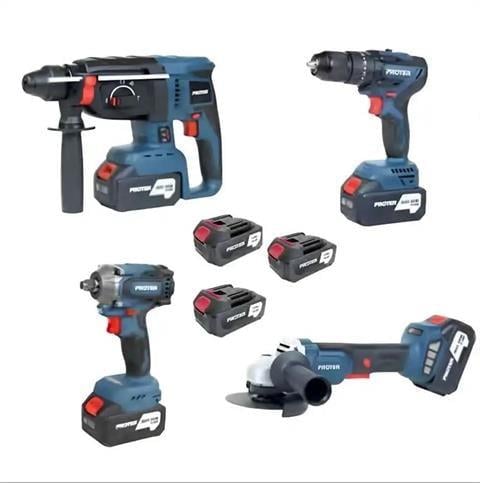 PROTER PST 914 QUATRO AKÜLÜ 4 LÜ SET