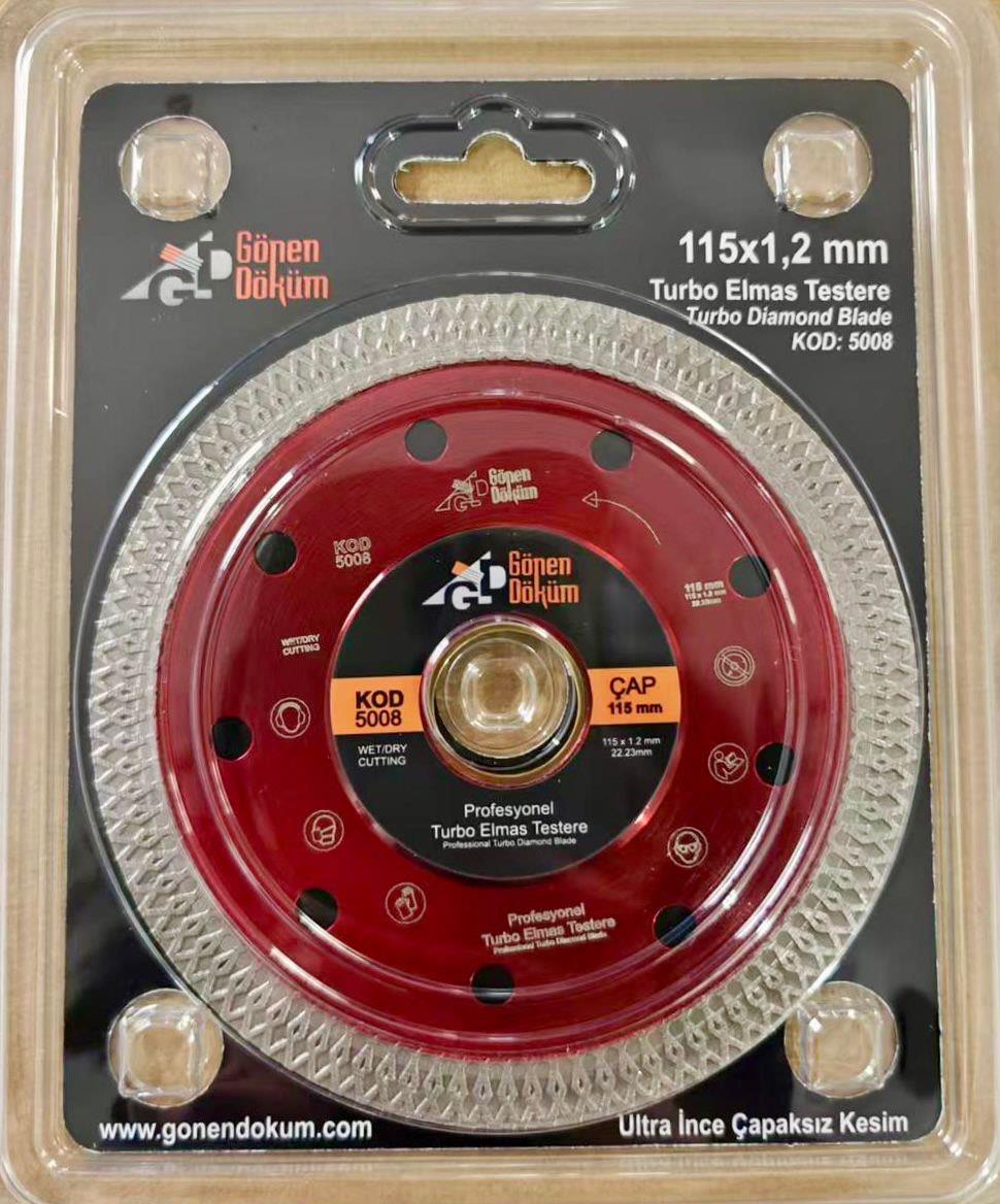 GÖNEN DÖKÜM 115 MM TURBO SERAMİK KESİCİ