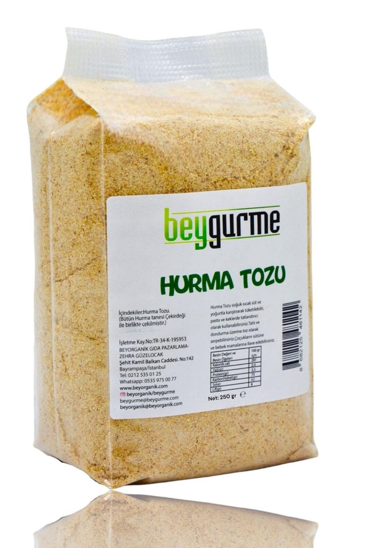 Beygurme Hurma Tozu 250gr