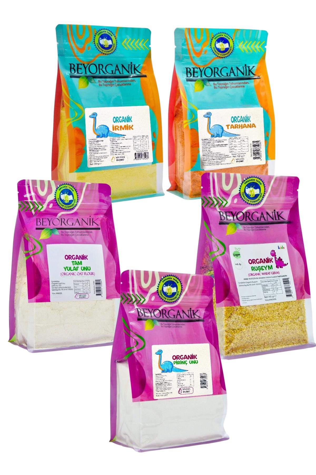 Organik Ek Gıda Seti 5'li (PESTİSİT VE AFLATOKSİN ANALİZLİ)