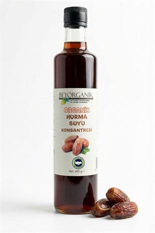  Organik Hurma suyu konsantresi 685 gr (PESTİSİT ANALİZLİ)