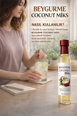 Coconut Miks Hindistan Cevizi Şurubu 250ml 