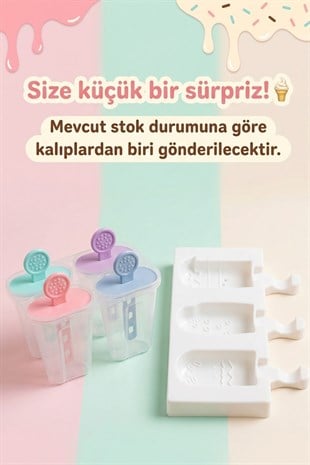 Dondurma Seti 3lü - Eğlenceli Dondurma Yapma Seti- Organik Tahin 300g + Karamürverli Karadut Özü + Elma Suyu Konsantresi 200 ml | Dondurma Kalıbı Hediyeli