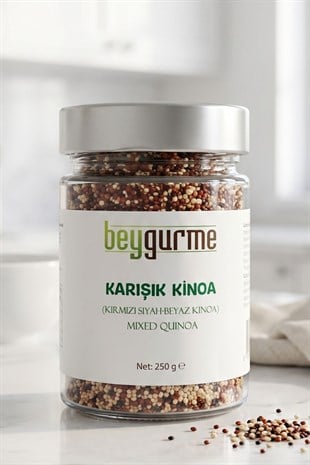 Karışık Kinoa (kırmızı-siyah-beyaz kinoa) 250gr