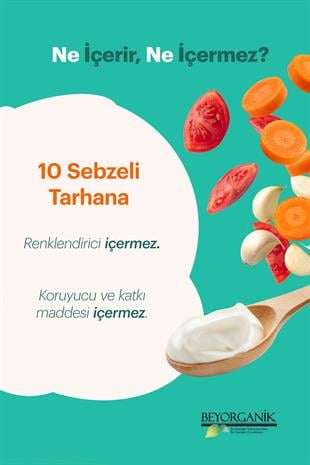 Organik 10 Sebzeli Tarhana 400gr (PESTİSİT VE AFLATOKSİN ANALİZLİ)