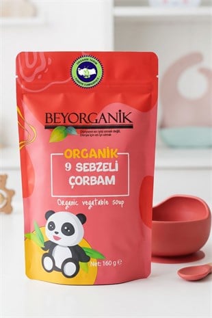 Organik 9 Sebzeli Çorbam 160gr (PESTİSİT VE AFLATOKSİN ANALİZLİ)
