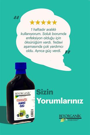 Organik Andız Özü 260gr Soğuk sıkım       (PESTİSİT VE AĞIR METAL ANALİZLİ)