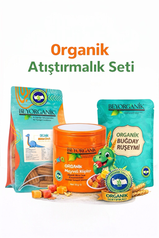 Organik Atıştırmalık paketi 3'lü