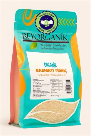 Organik Basmati pirinç 170gr