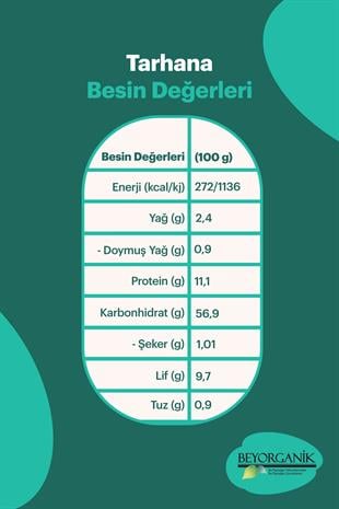 Organik Tarhana 500gr TUZSUZ (Pestisit ve Aflatoksin Analizli)